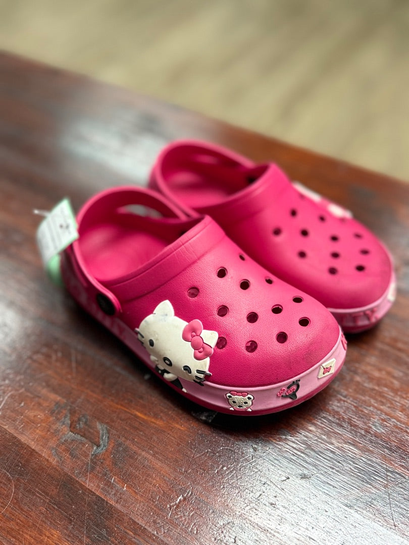 PINK  HELLO KITTY RUBBER SHOE, SHOES 12