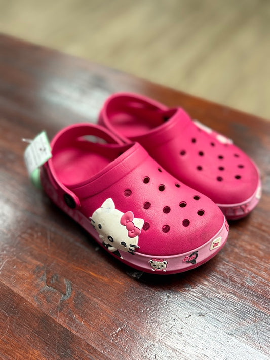 PINK  HELLO KITTY RUBBER SHOE, SHOES 12