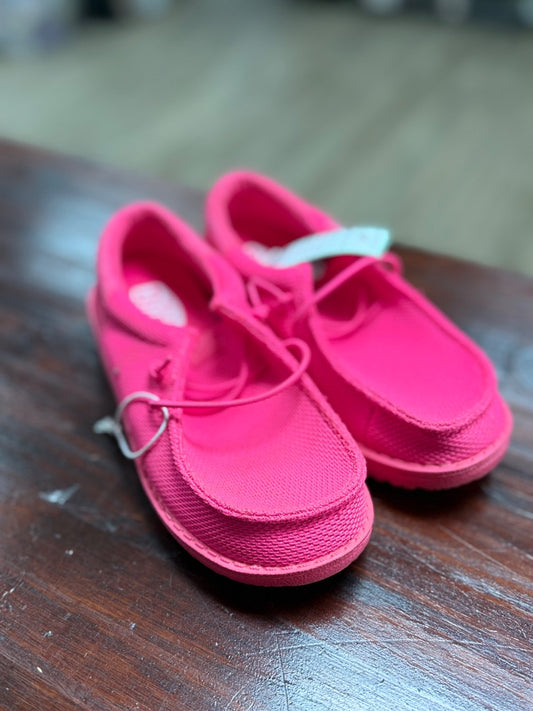 PINK HEY DUDED SLIP ON SHOE, SHOES Y1
