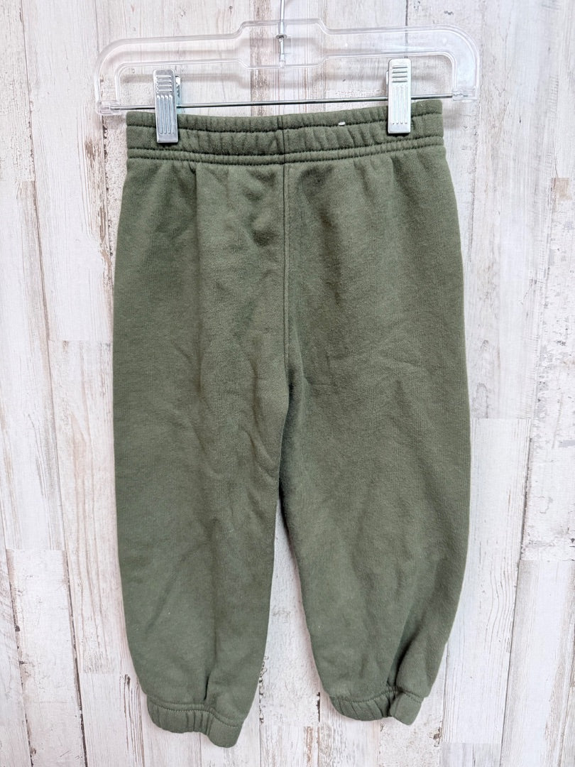 OLIVE GARANIMALS SWEATPANTS, BOYS 3T