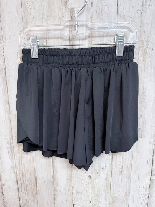 BLACK LULU DUPE FLUTTER SHORTS, GIRLS 6