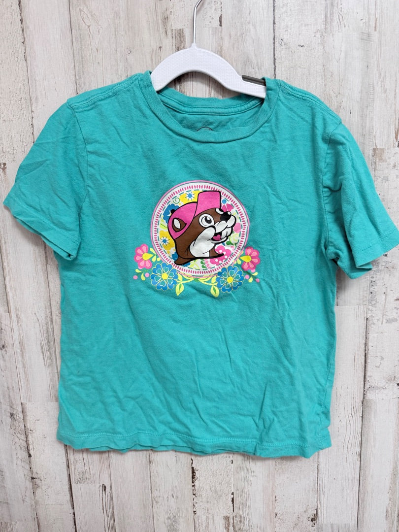 TEAL  BUCCEE TEE, GIRLS 6/7