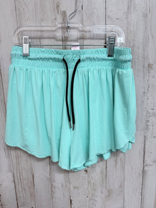 TEAL JUSTICE FLUTTER SHORTS, GIRLS 12/14