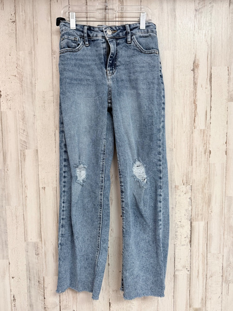 DENIM ART CLASS DISTRESS JEANS, GIRLS 10