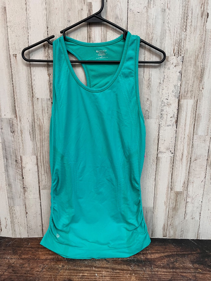 TEAL ATHLETA TECH TANK, LADIES S