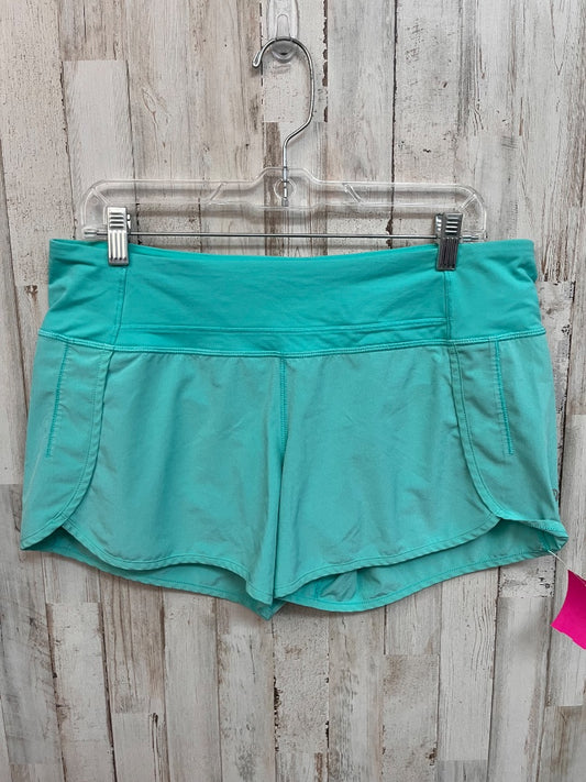 TEAL LULULEMON SZ 10 SHORTS, LADIES L