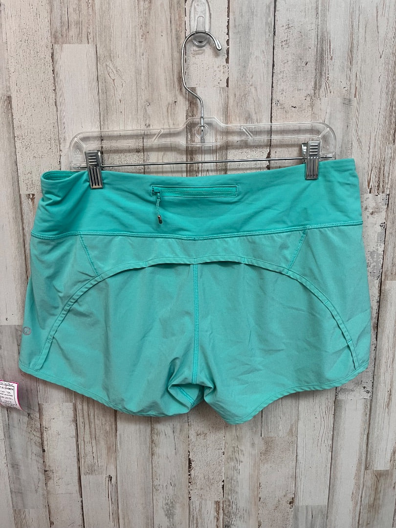 TEAL LULULEMON SZ 10 SHORTS, LADIES L