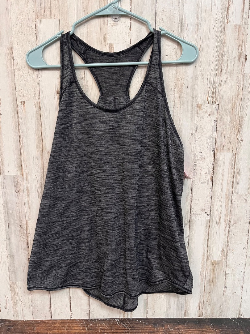 HEATHER GREY LULULEMON RACERBACK TANK, LADIES L