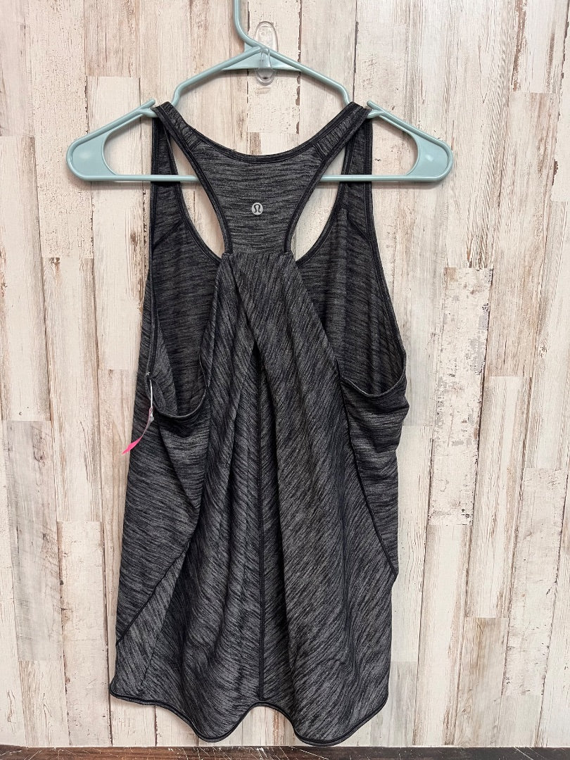 HEATHER GREY LULULEMON RACERBACK TANK, LADIES L