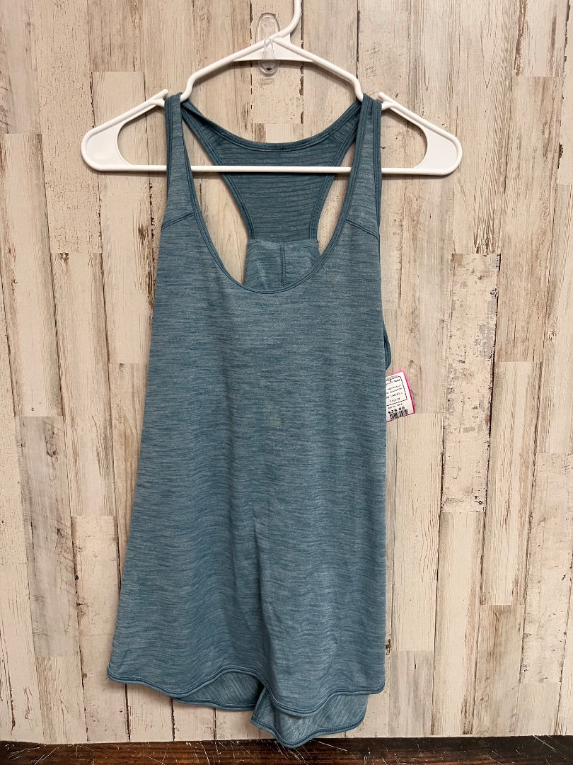 HEATHER BLUE LULULEMON RACERBACK TANK, LADIES L