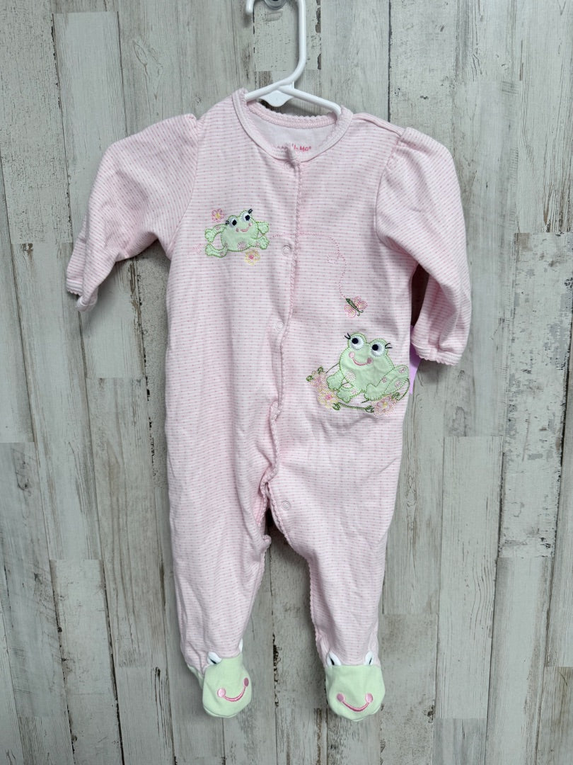 PINK LITTLE ME FROG SLEEPER, GIRLS 6M