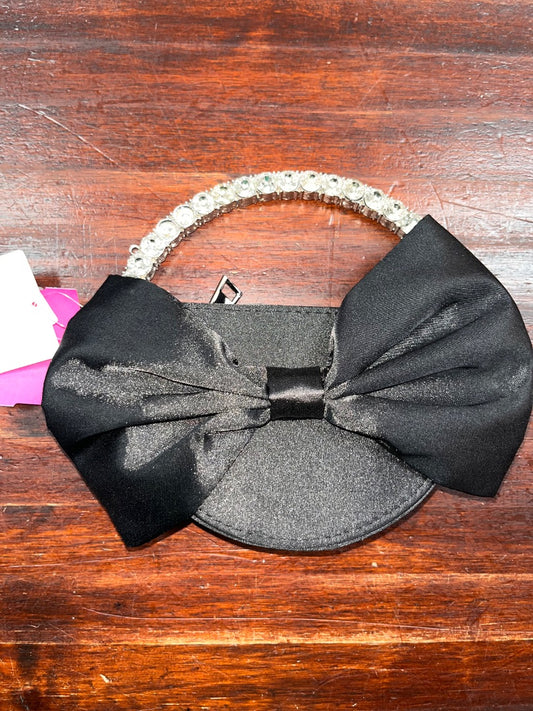 BLACK J NEW BOW STONE STRAP CLUTCH