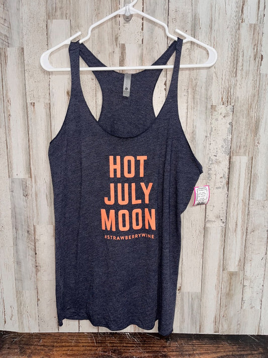 NAVY NEXT LEVEL HOT JULY MOON TANK, LADIES L