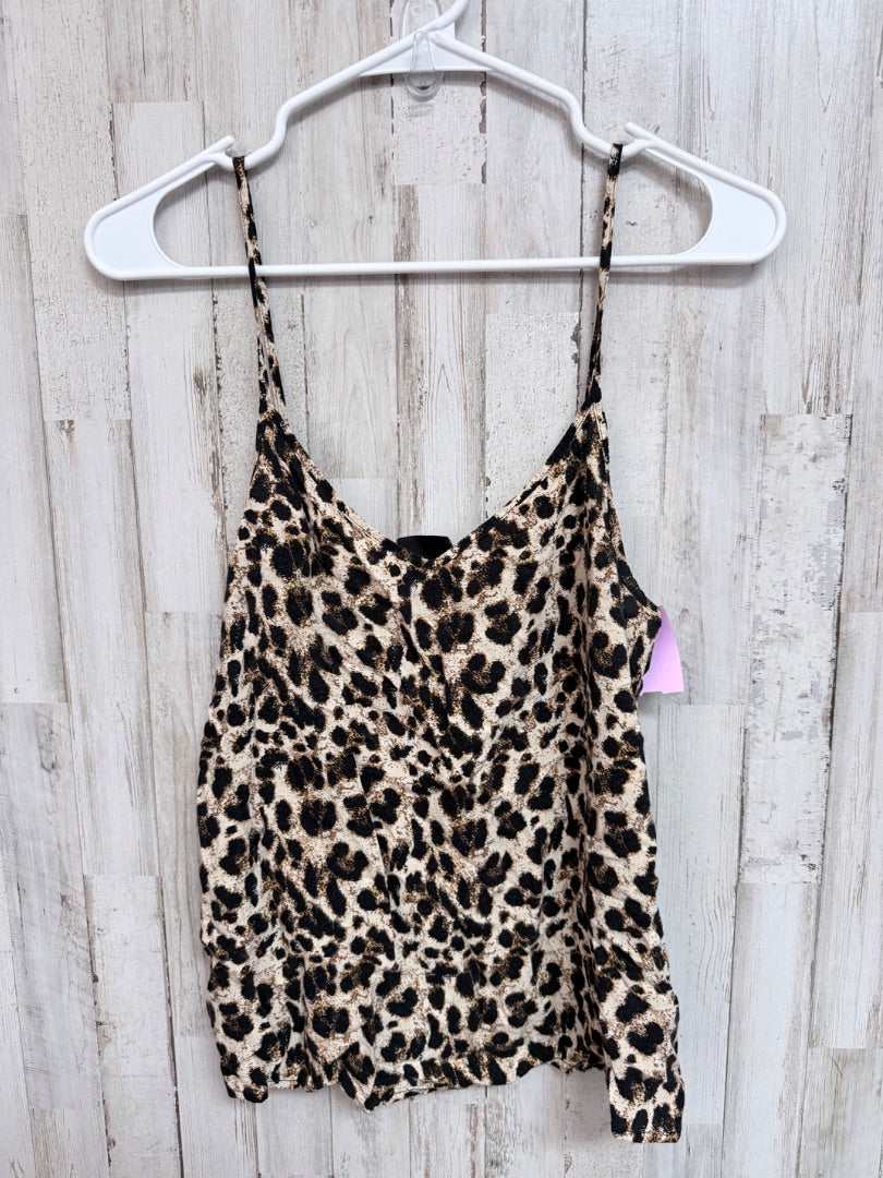 BROWN ESMARA CHEETAH TANK, LADIES M