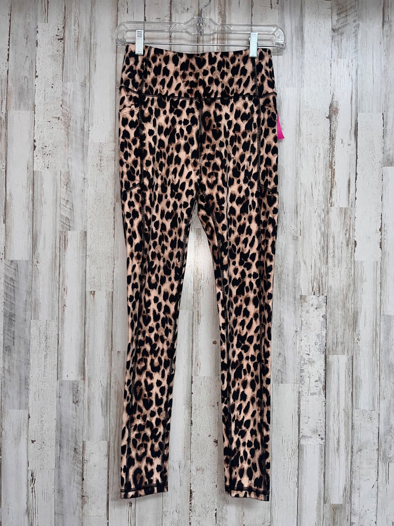 TAN VICTORIAS SECRET LEOPARD LEGGINGS, LADIES M