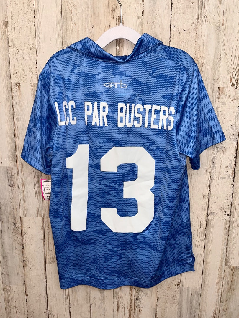 BLUE GARB DRY FIT PGA JR LEAGUE POLO, BOY 8
