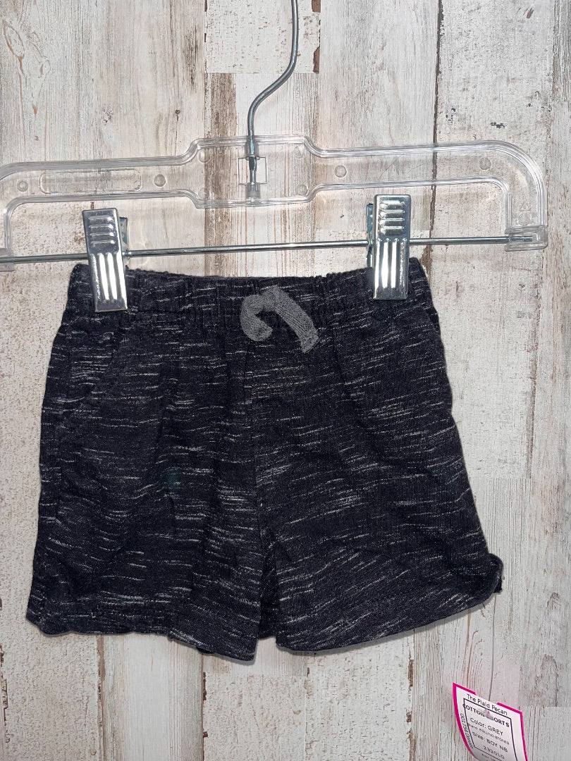 GREY ROLLING STONES COTTON SHORTS, BOY NB