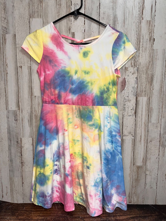 PINK KIDTOPIA SOFT TIE DYE TWIRL DRESS, GIRL 14