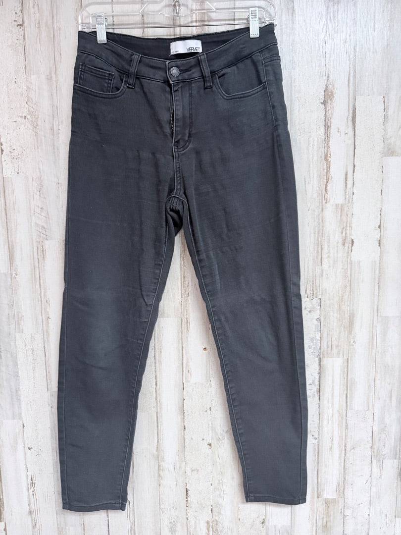 BLACK VERVET SZ29 SKINNY JEAN, LADIES M