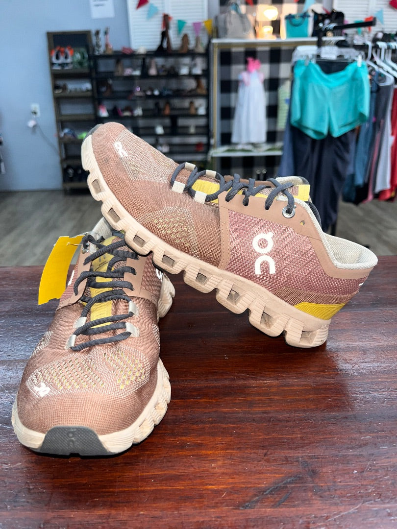 TAN/MUSTARD ON CLOUD CLOUD TEC SNEAKERS, SHOES A6