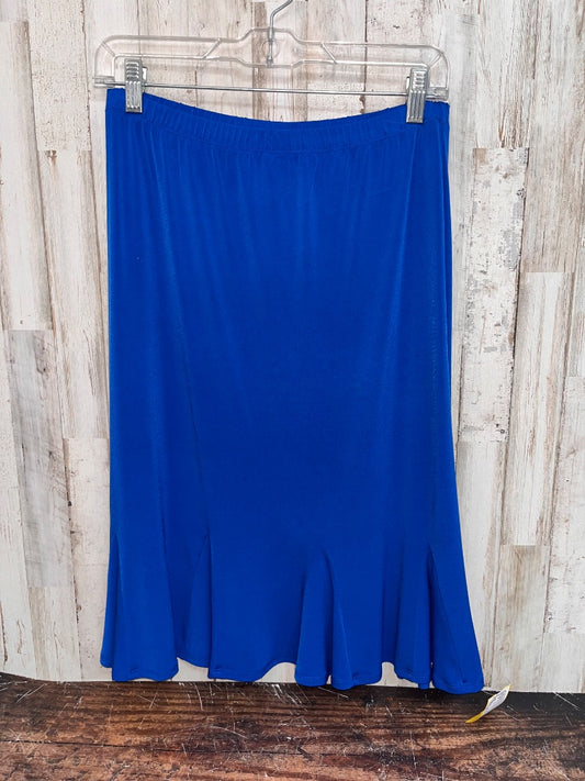 BRIGHT BLUE SUSAN GRAVER TWIRL SKIRT, LADIES XS