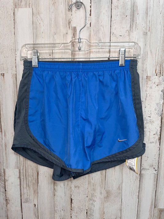 BLUE/GREY NIKE DRY FIT SHORTS, LADIES S