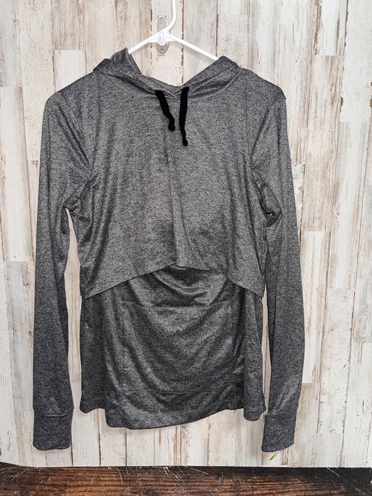 GREY MOTHERHOOD NURSING HOODIE, MATERNITY S
