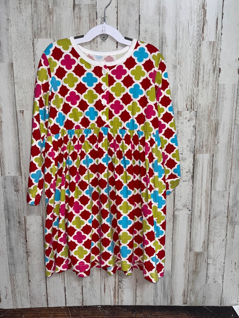 RED KELLYS KIDS PRINTED DRESS, GIRLS 6/7