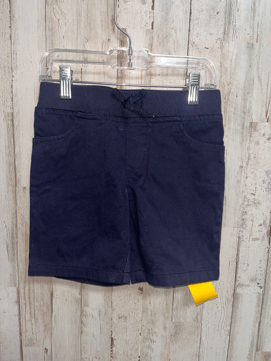 NAVY FRENCH TOAST BERMUDA SHORTS, GIRLS 7