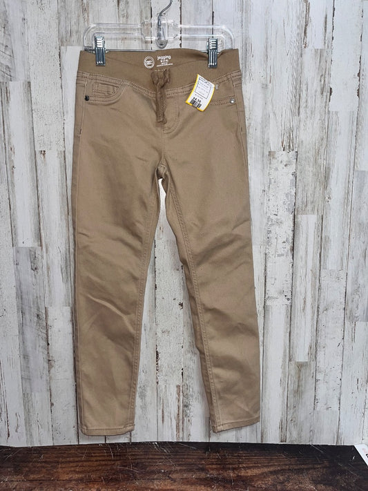 KHAKI WONDER NATION DRAWSTRING PANT, GIRLS 7/8