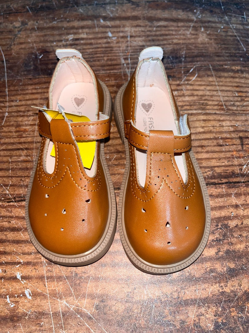 TAN FASHION MARY JANES, SHOES 9