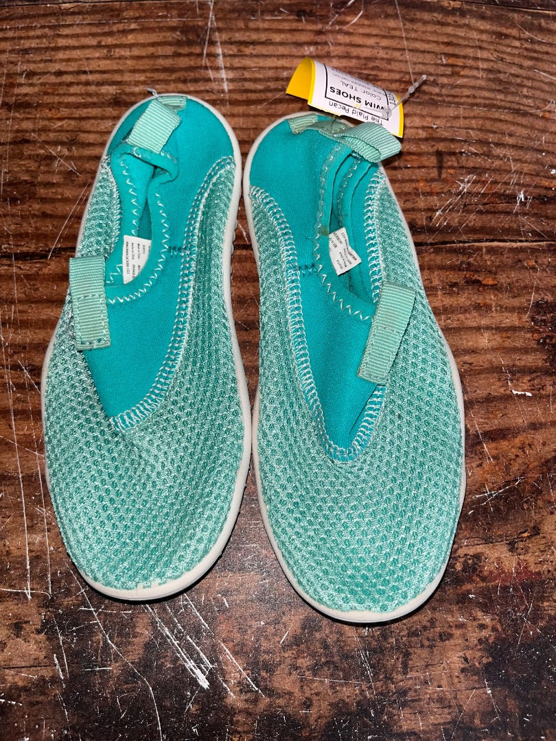 TEAL WONDER NATION SWIM SHOES, SHOES 11/12