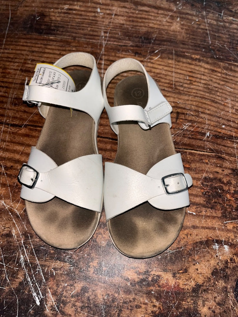 WHITE CAT & JACK VELCRO SANDALS, SHOES 12