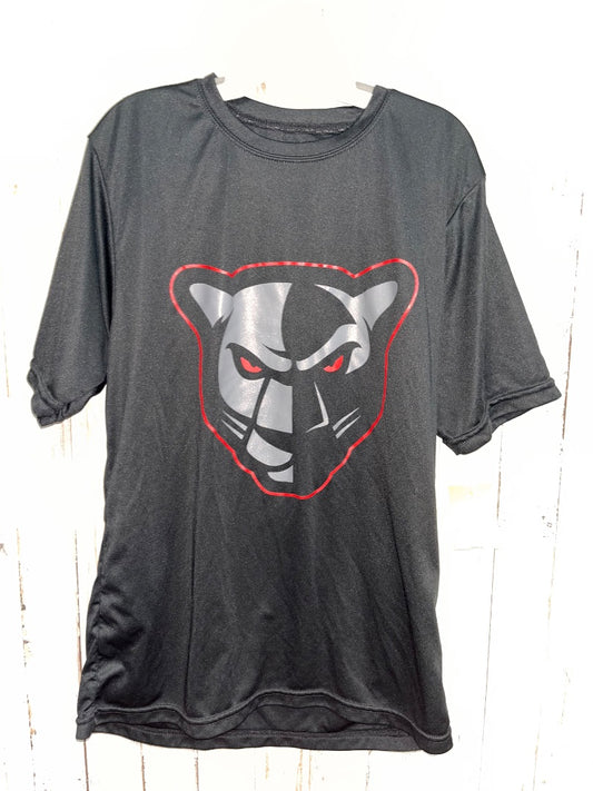 BLACK A4 PETAL PANTHERS DRY FIT TEE, BOY 10