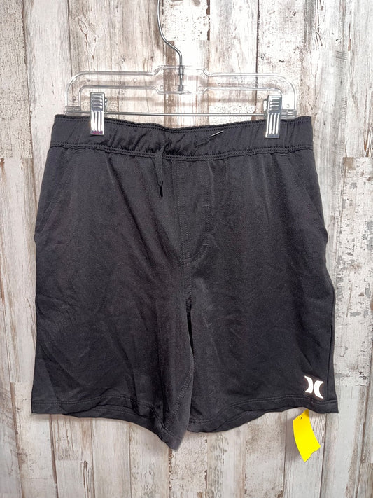 BLACK HURLEY DRY FIT SHORTS, BOY 10/12