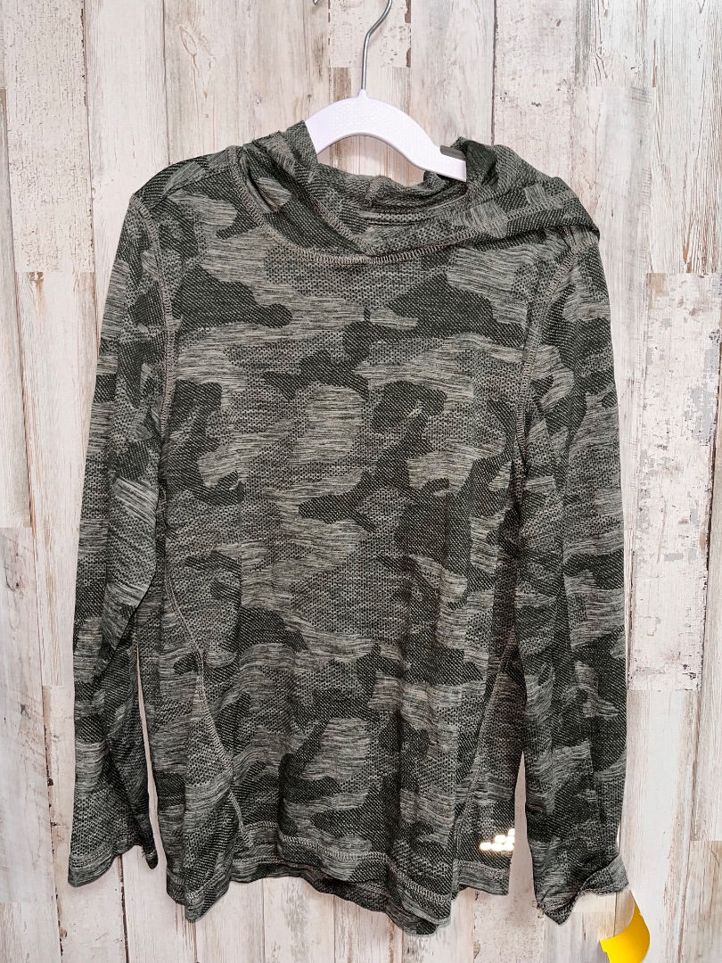 GREEN BCG CAMO LIGHTWEIGHT HOODIE, BOY 10/12