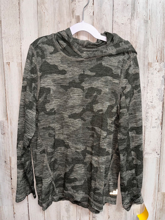 GREEN BCG CAMO LIGHTWEIGHT HOODIE, BOY 10/12