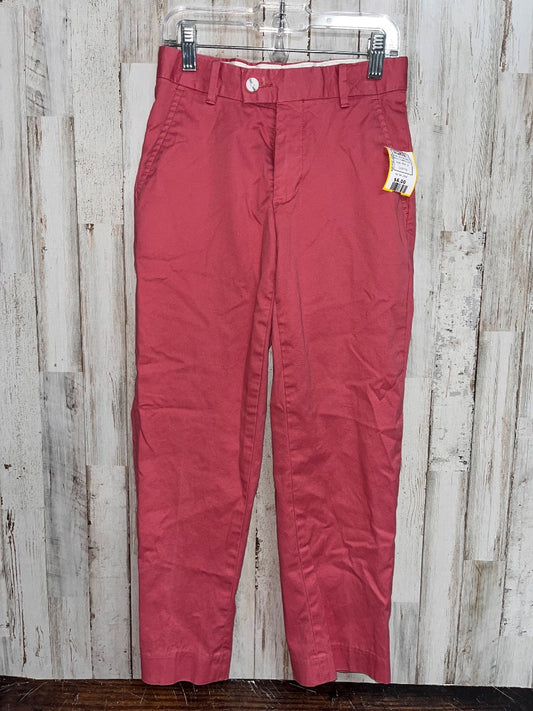 MUTED RED CLASS CLUB SLACKS, BOY 8
