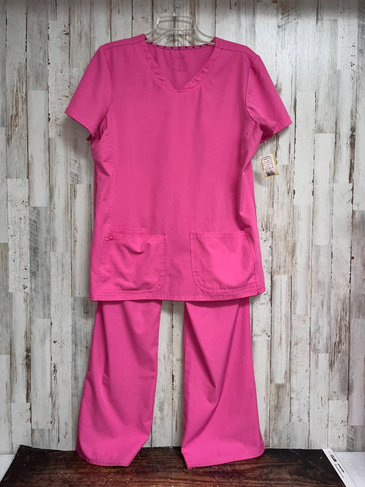 PINK HEART SOUL 2PC SCRUB SET, LADIES M