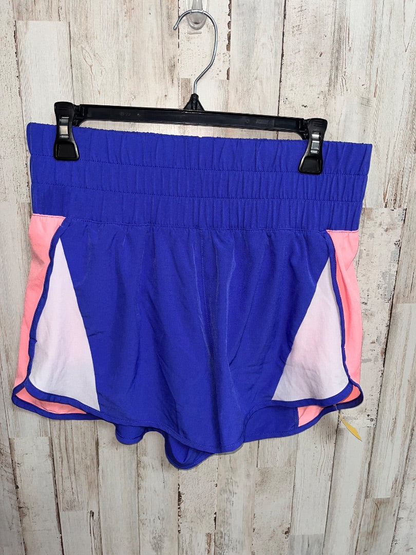 PURPLE/PINK AVIA DRY FIT SHORTS, LADIES M