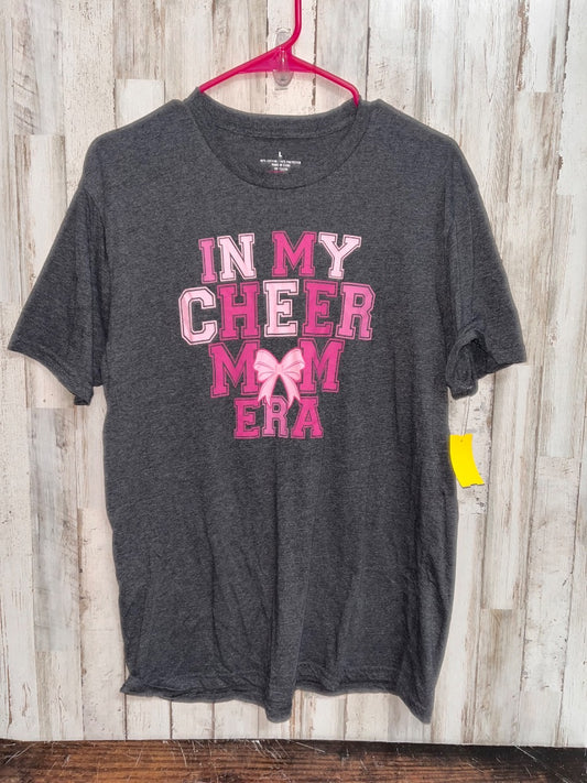 GREY  CHEER MOM ERA TEE, LADIES L