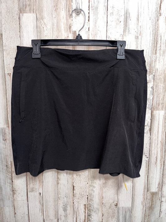 BLACK MEMBER MARK DRY FIT STRETCH SKORT, LADIES L