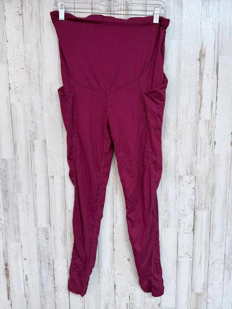 RED  POCKET MATERNITY LEGGINGS, LADIES S