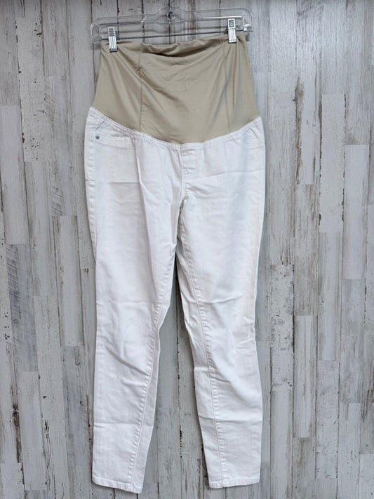 WHITE ISABEL SZ4 MATERNITY SKINNY JEANS, LADIES S