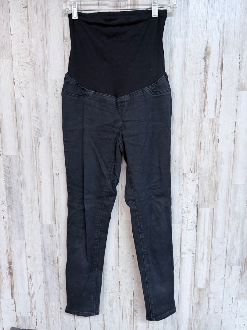 BLACK 1822 DENIM SZ30 MATERNITY JEANS, LADIES L