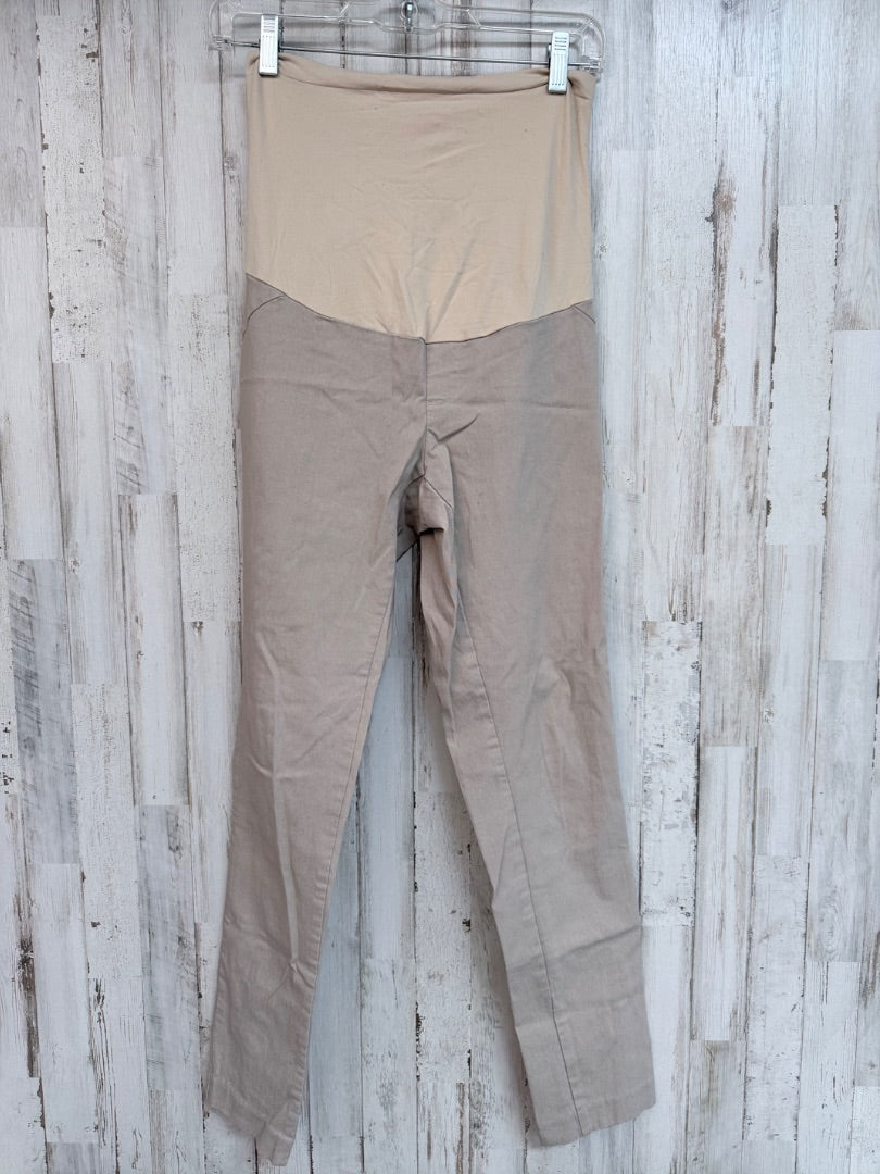 KHAKI MOTHERHOOD MATERNITY PANTS, LADIES L