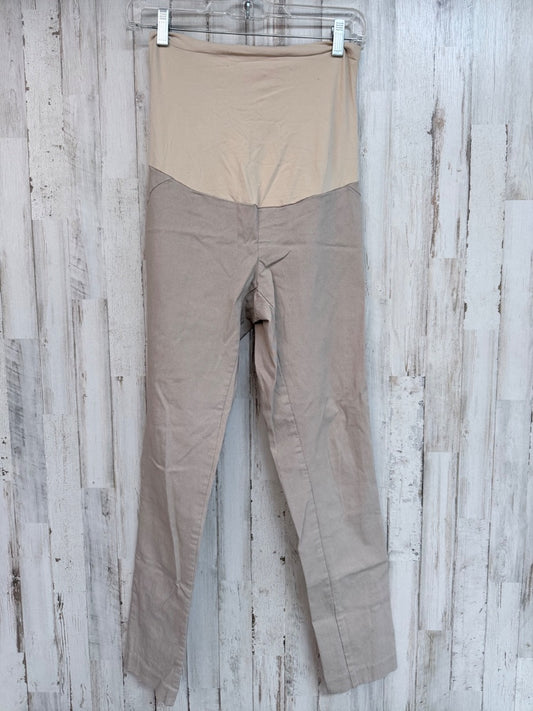 KHAKI MOTHERHOOD MATERNITY PANTS, LADIES L