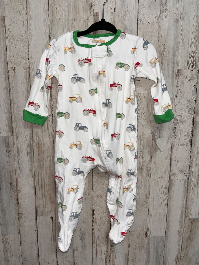 WHITE BABY LOREN TRACTOR SLEEPER, BOY 9-12M