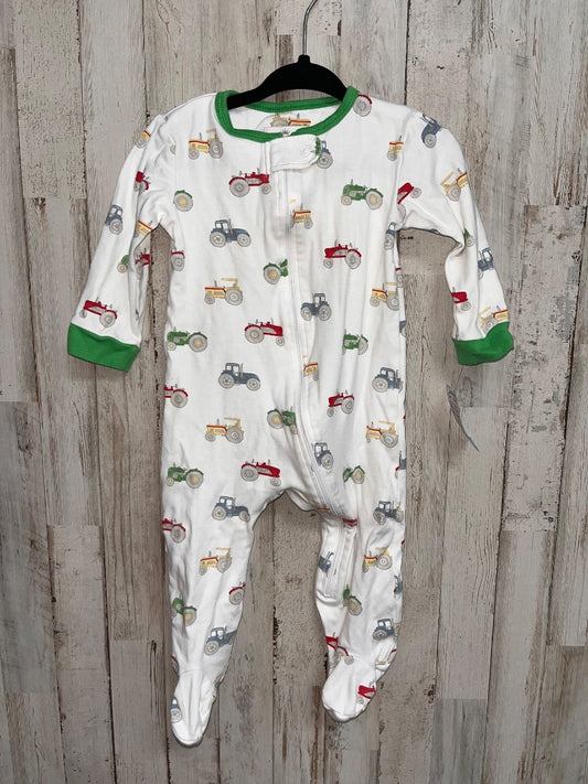 WHITE BABY LOREN TRACTOR SLEEPER, BOY 9-12M