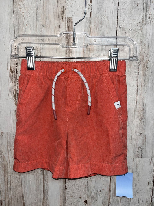 RUST TOMMY BAHAMA PERFORMANCE SHORTS, BOY 2T